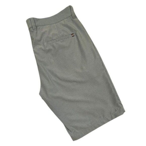 Travis Mathew Men's Kona Blue Striped Chino Golf Shorts SIZE-36 - Picture 4 of 5